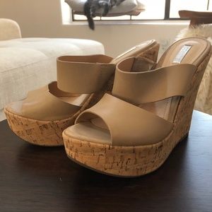Schutz Wedge Sandals